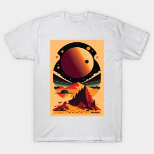 Mars, Space poster T-Shirt